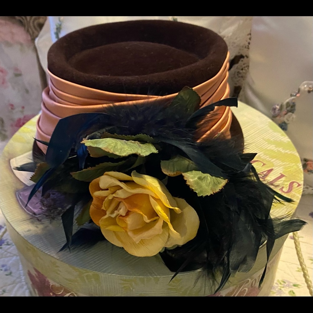 Vintage victorian hat handmade